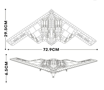 BLOCKOPS B2 STEALTH BOMBER (1900+ PIECES)