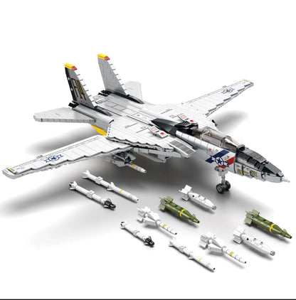 BLOCKOPS GRUMMAN F- 14 TOMCAT (1600+ PIECES)